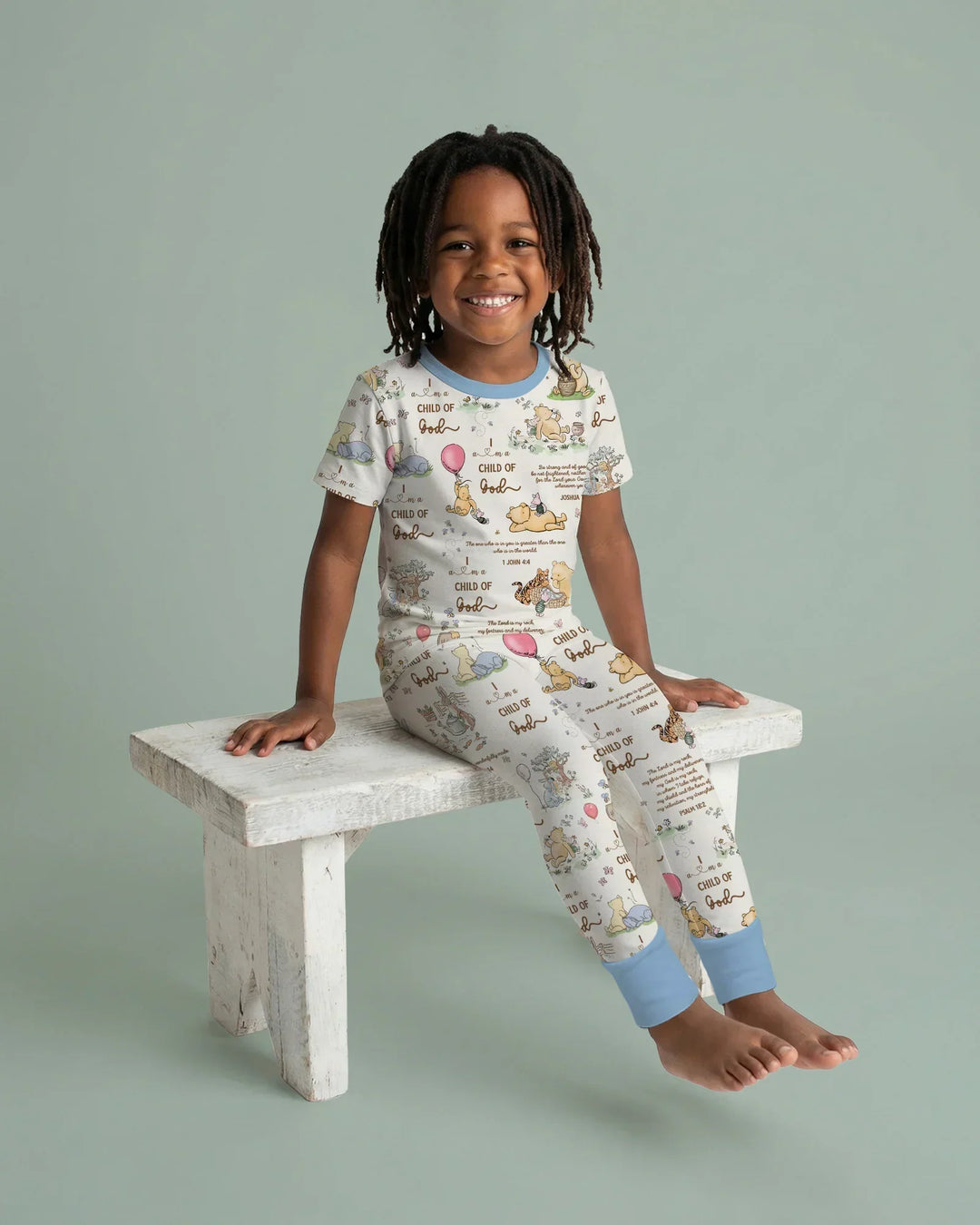 Child of God Whimsy Woodland Two Piece Short Sleeve Pajama Set