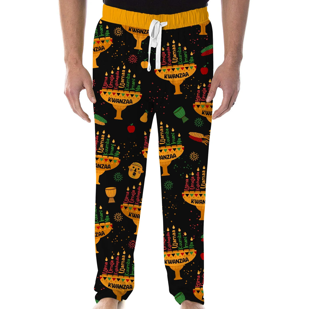 Happy Kwanzaa Men's Pajama Set