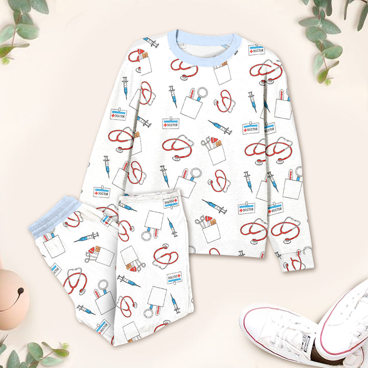 White Doctor Bamboo Outfit for Kids – Fun and Aspirational