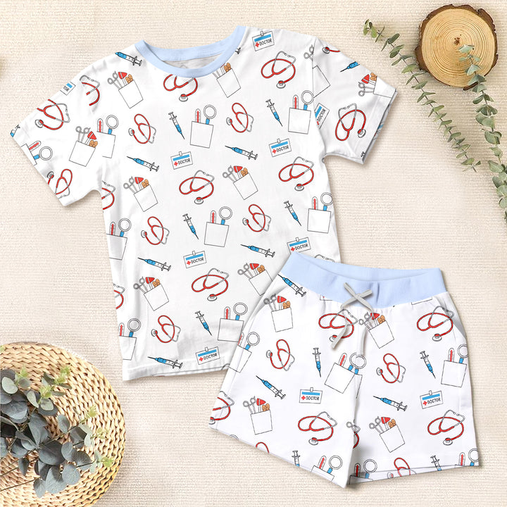 White Doctor Bamboo Outfit for Kids – Fun and Aspirational