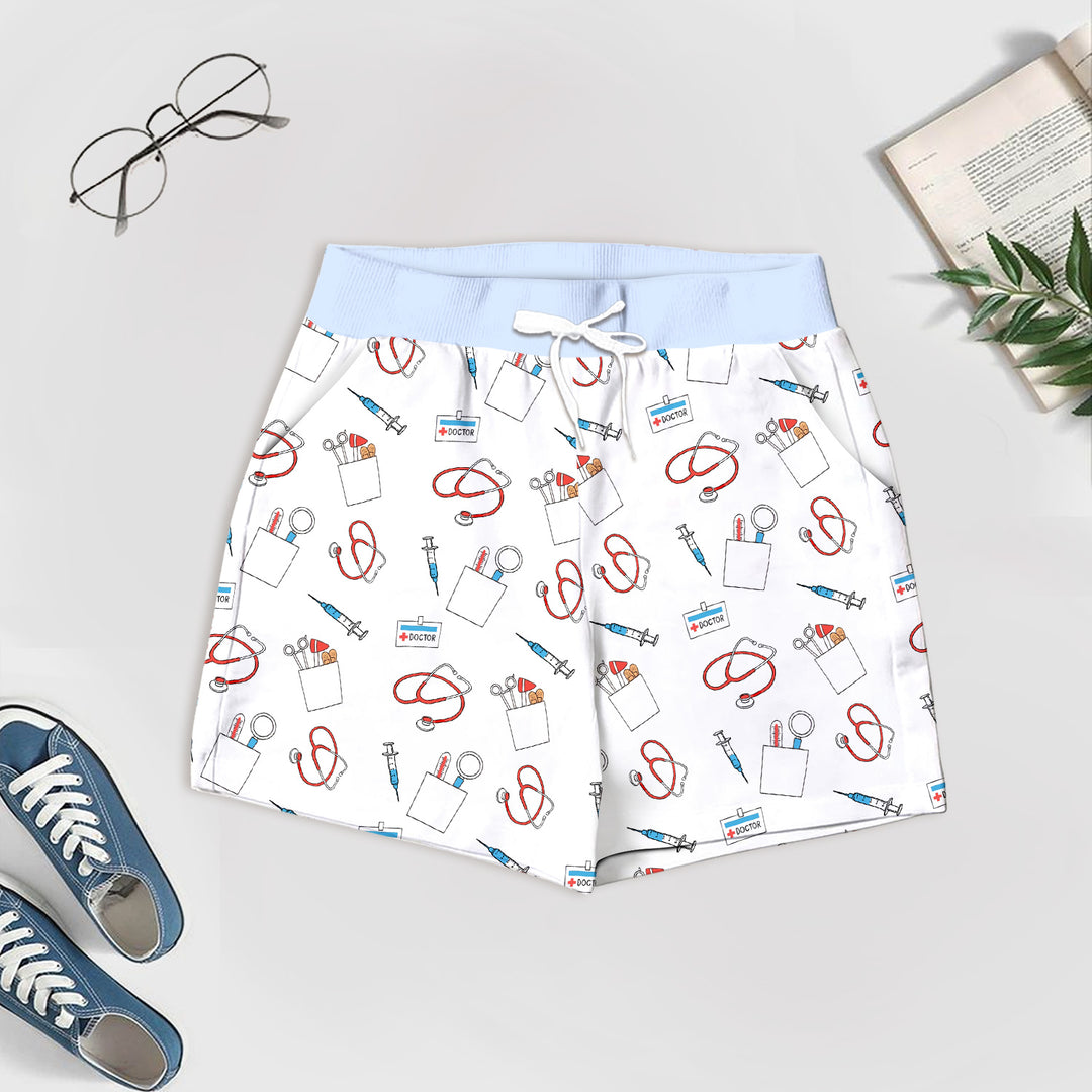 White Doctor Bamboo Outfit for Men – Clean and Relaxed