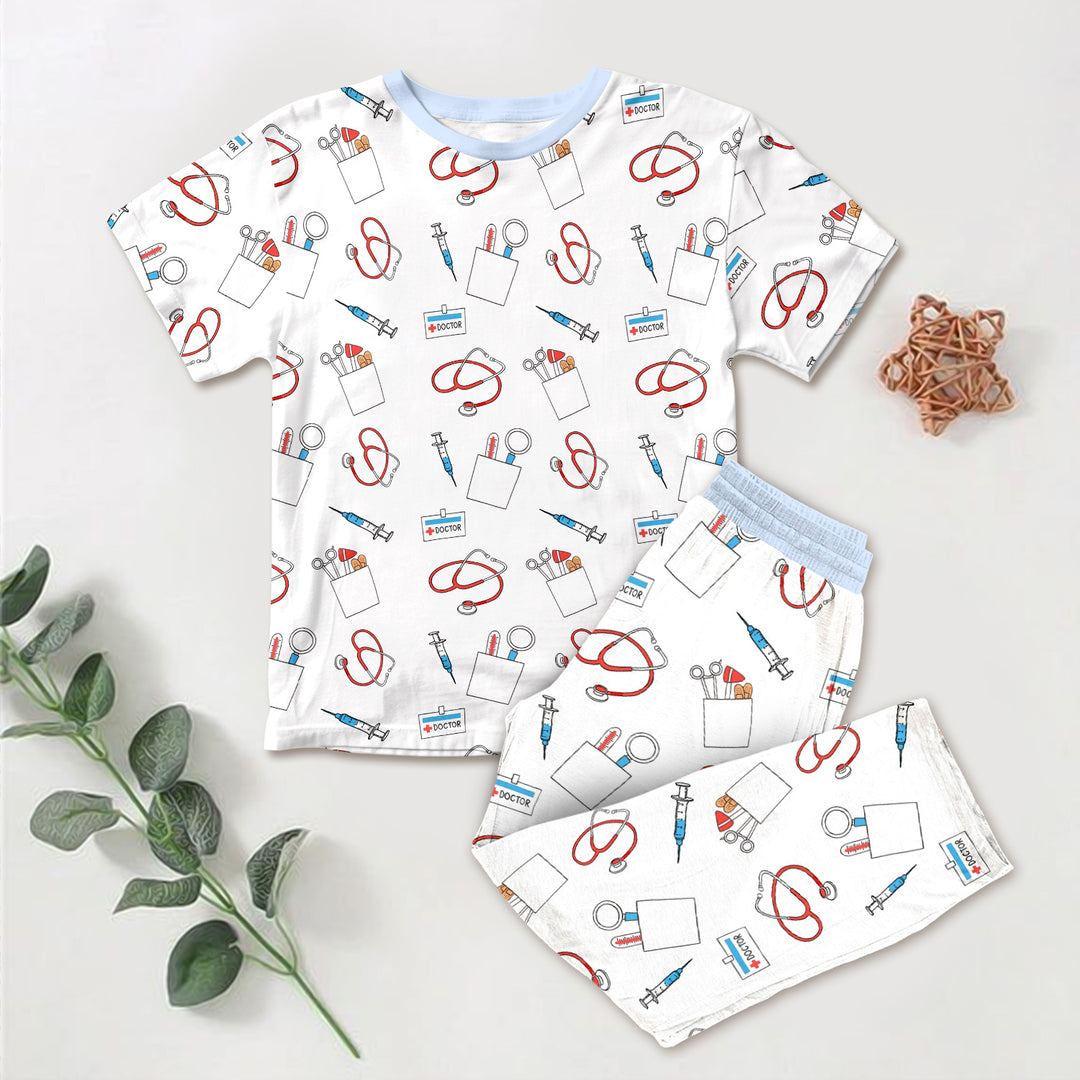 White Doctor Bamboo Outfit for Kids – Fun and Aspirational