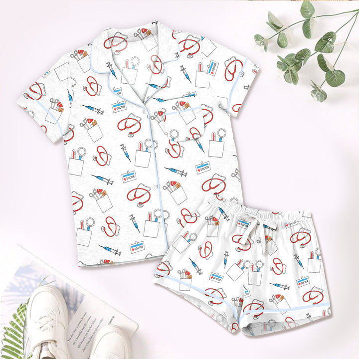 White Doctor Bamboo Outfit for Kids – Fun and Aspirational