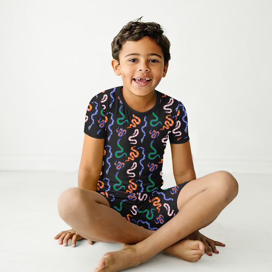 Colorful Snake Bamboo Outfit for Kids – Fun and Fearless