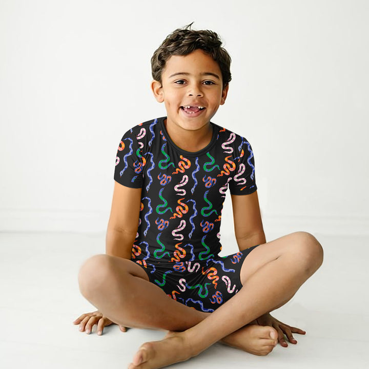 Colorful Snake Bamboo Outfit for Kids – Fun and Fearless