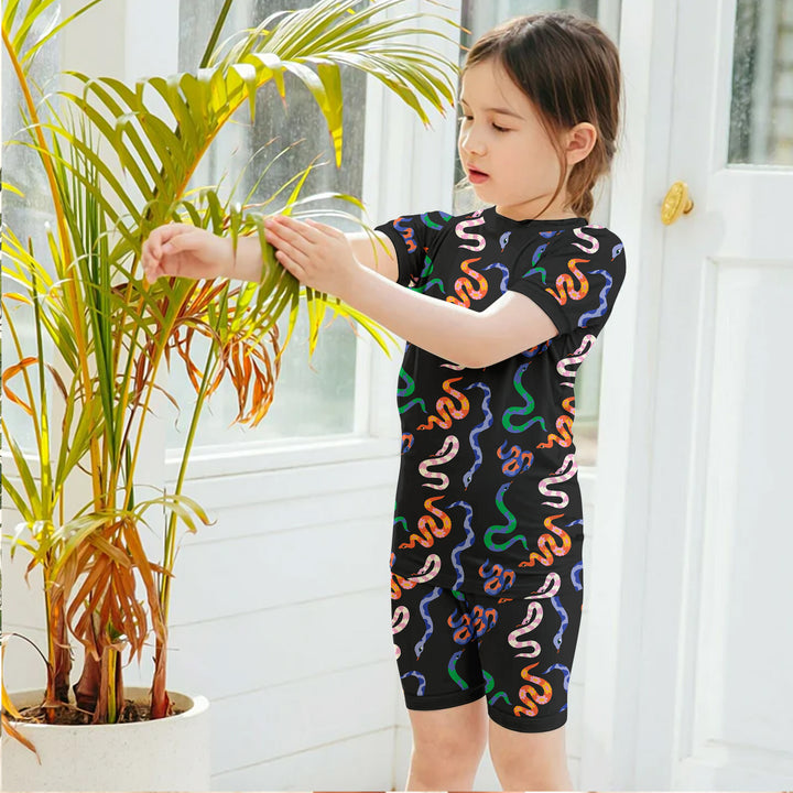 Colorful Snake Bamboo Outfit for Kids – Fun and Fearless