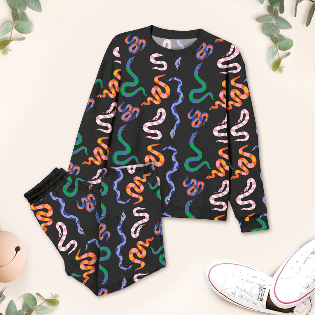 Colorful Snake Bamboo Outfit for Kids – Fun and Fearless