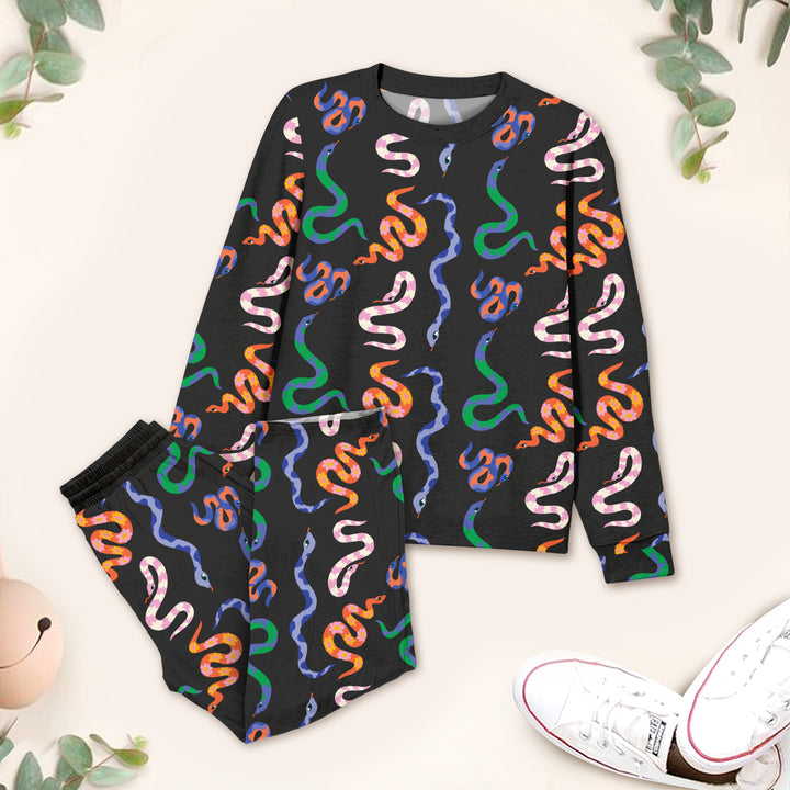 Colorful Snake Bamboo Outfit for Kids – Fun and Fearless