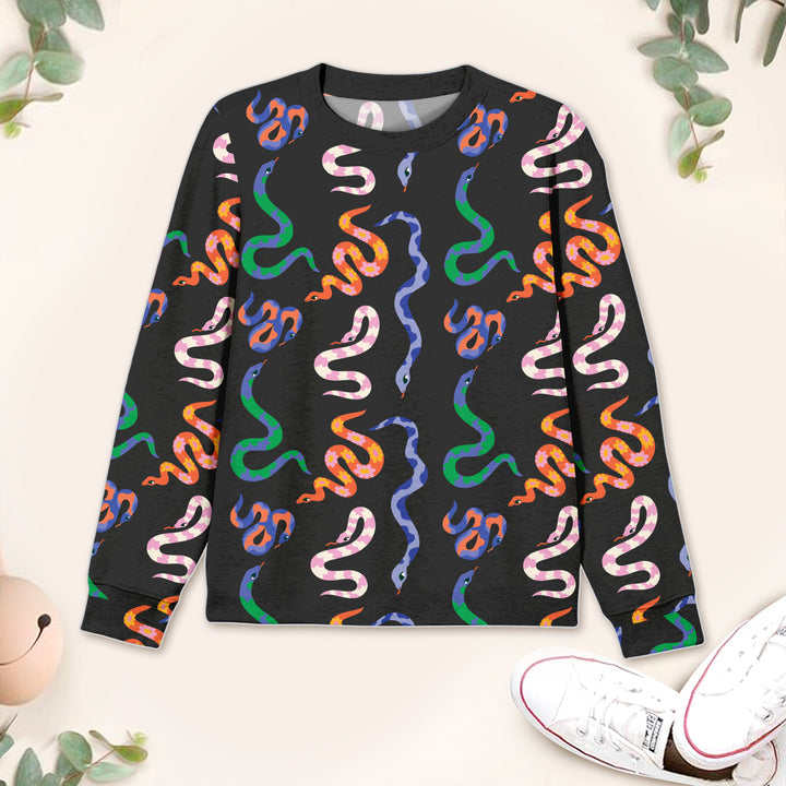 Colorful Snake Bamboo Outfit for Kids – Fun and Fearless