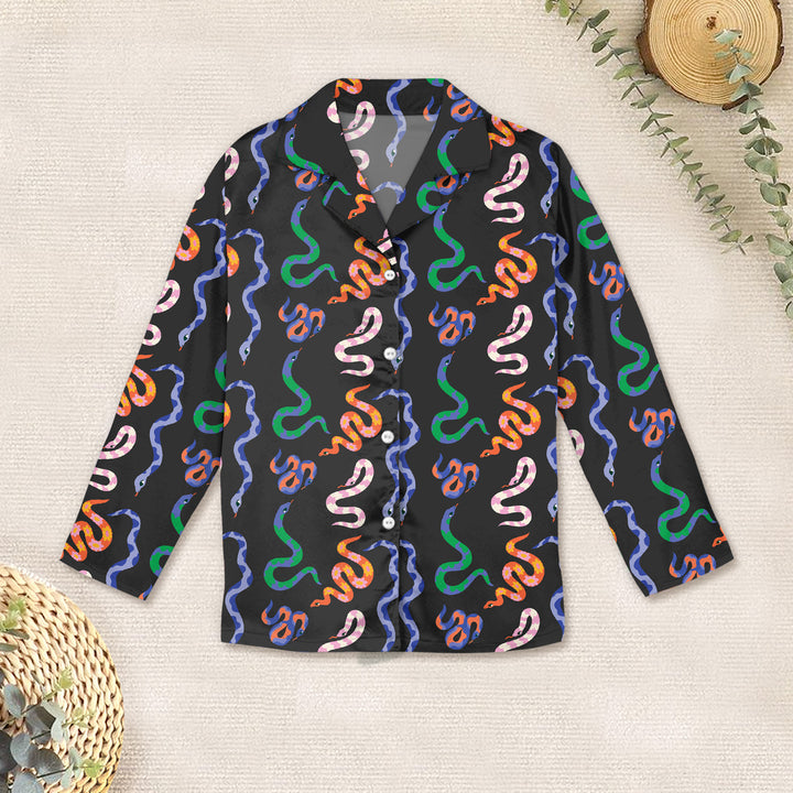 Colorful Snake Bamboo Outfit for Kids – Fun and Fearless