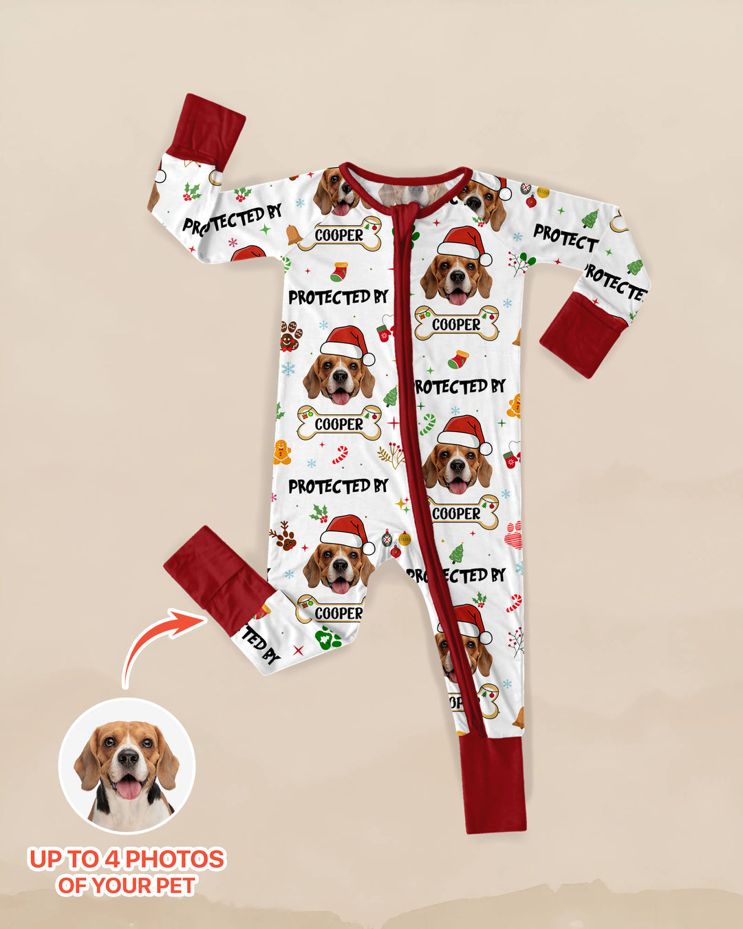 Gerippte Babykleidung mit individuellem Foto - Weich &amp; Skizzenhaft