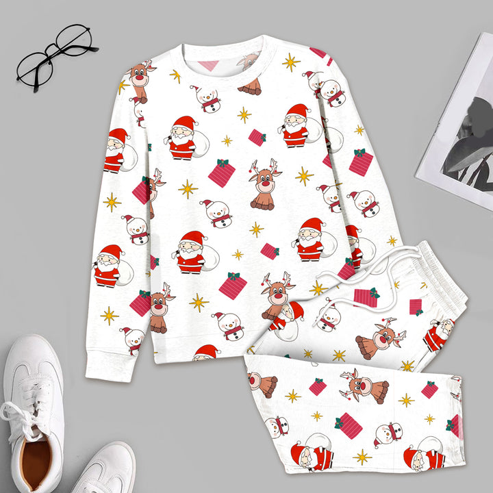 White Claus Bamboo Outfit for Men – Sleek and Seasonal
