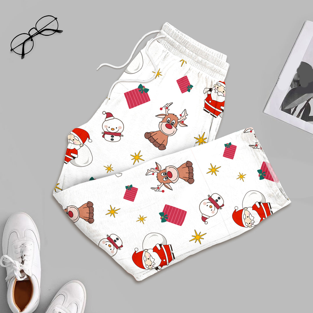 White Claus Bamboo Outfit for Men – Sleek and Seasonal