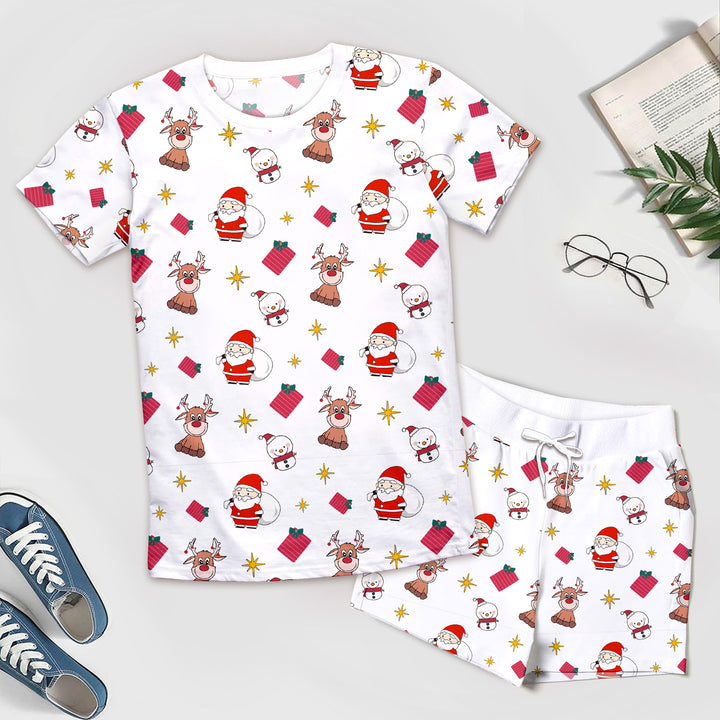 White Claus Bamboo Outfit for Men – Sleek and Seasonal