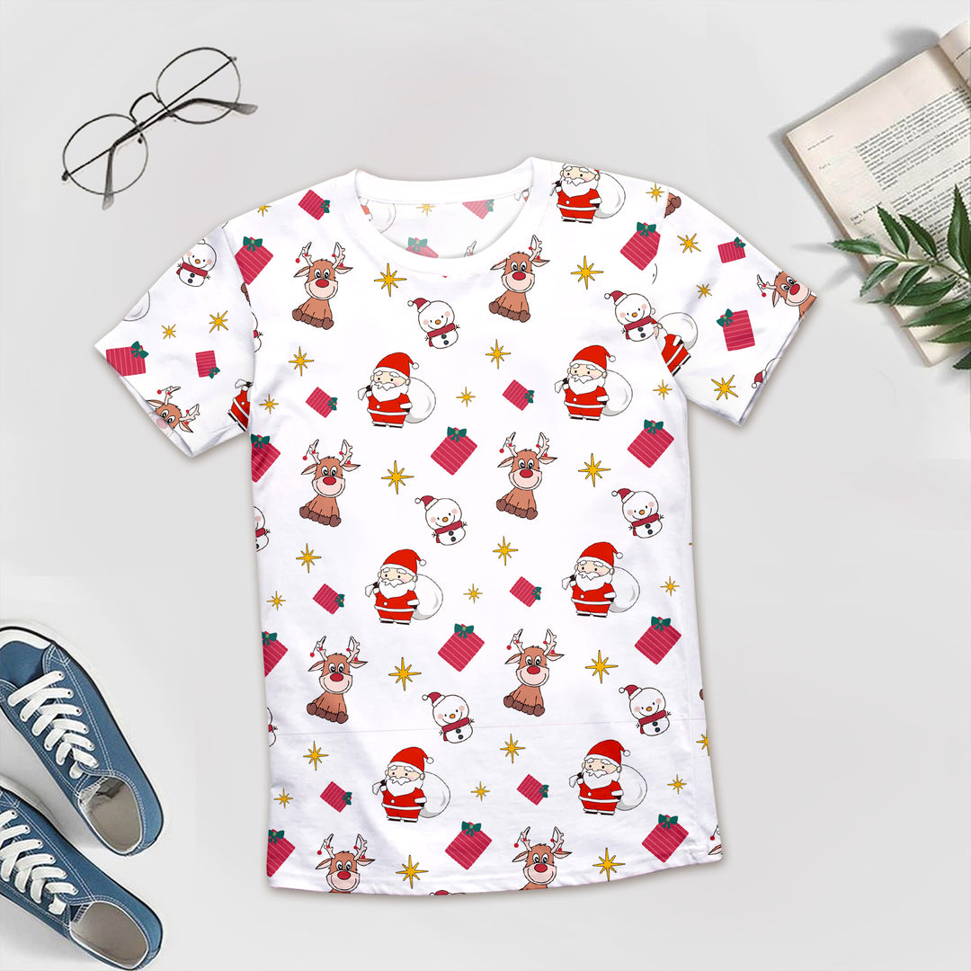 White Claus Bamboo Outfit for Men – Sleek and Seasonal