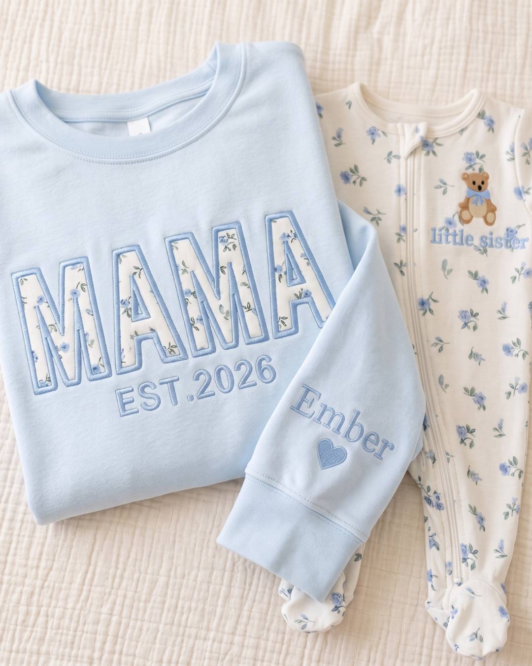 Plantilla de Sudadera de Cuello Redondo de Bambú para Mujer