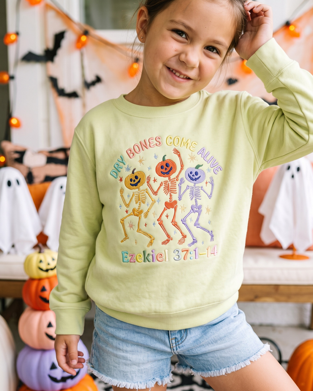 Sudadera de cuello redondo Bamboo Template