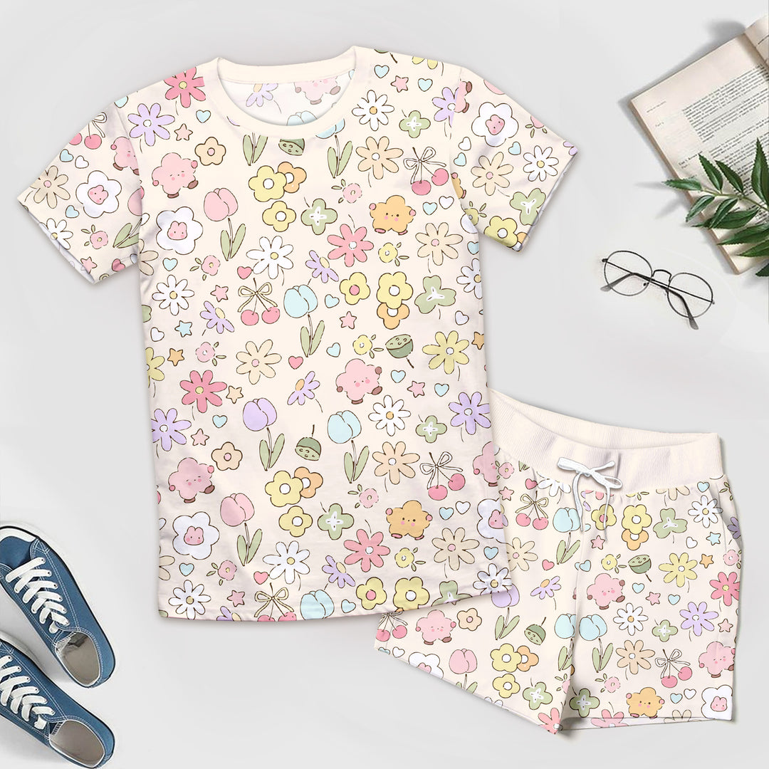 Colorful Flower Bamboo Outfit for Men – Bold and Refreshing