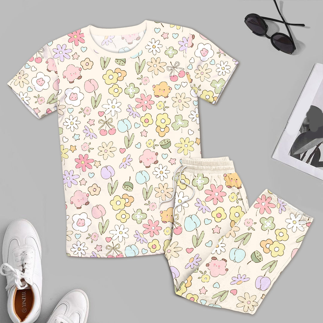 Colorful Flower Bamboo Outfit for Men – Bold and Refreshing