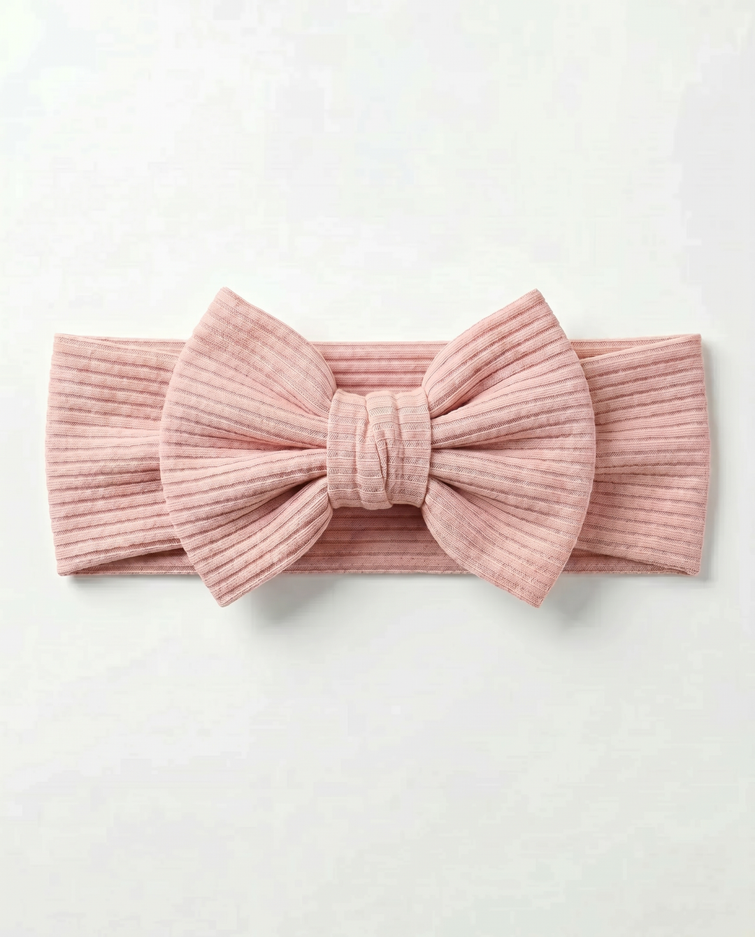 Ribbed Bamboo Luxe Bow Headband