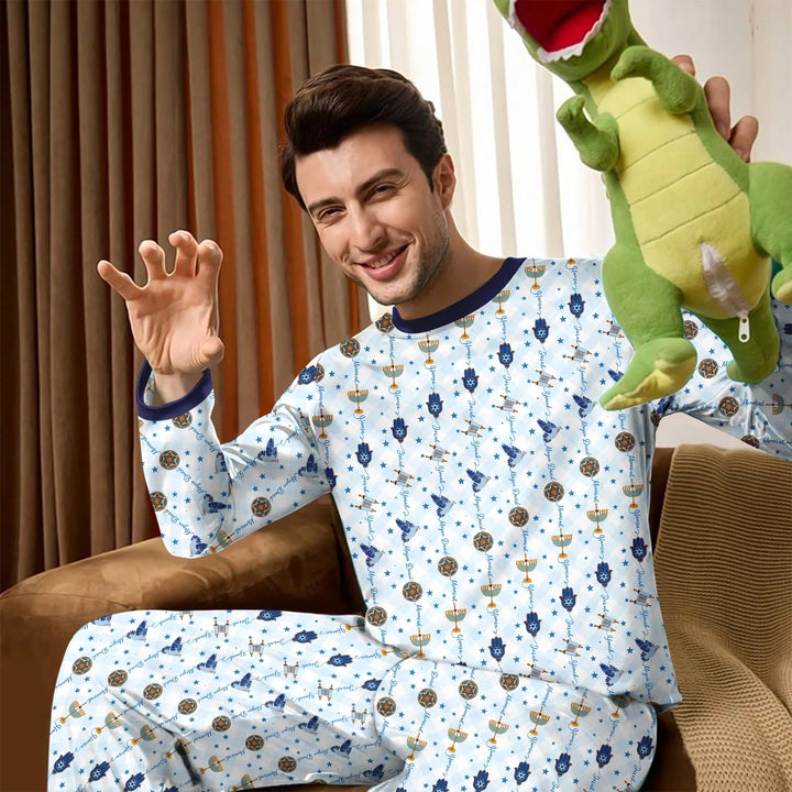 Vorlage Herren-Pyjama-Set
