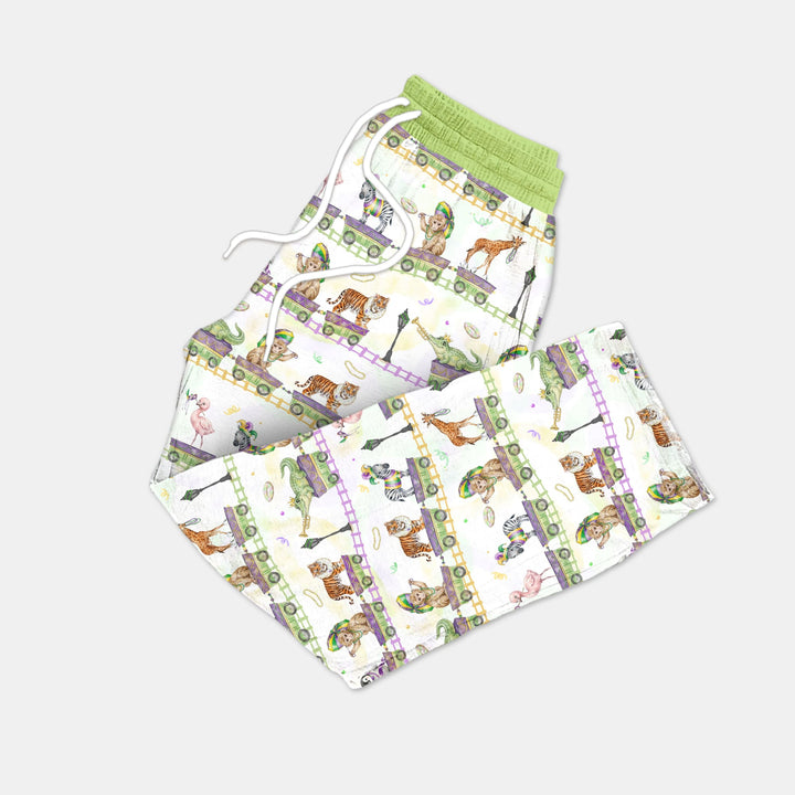 Mardi Gras Jungle Krewe Men's Pajama Set