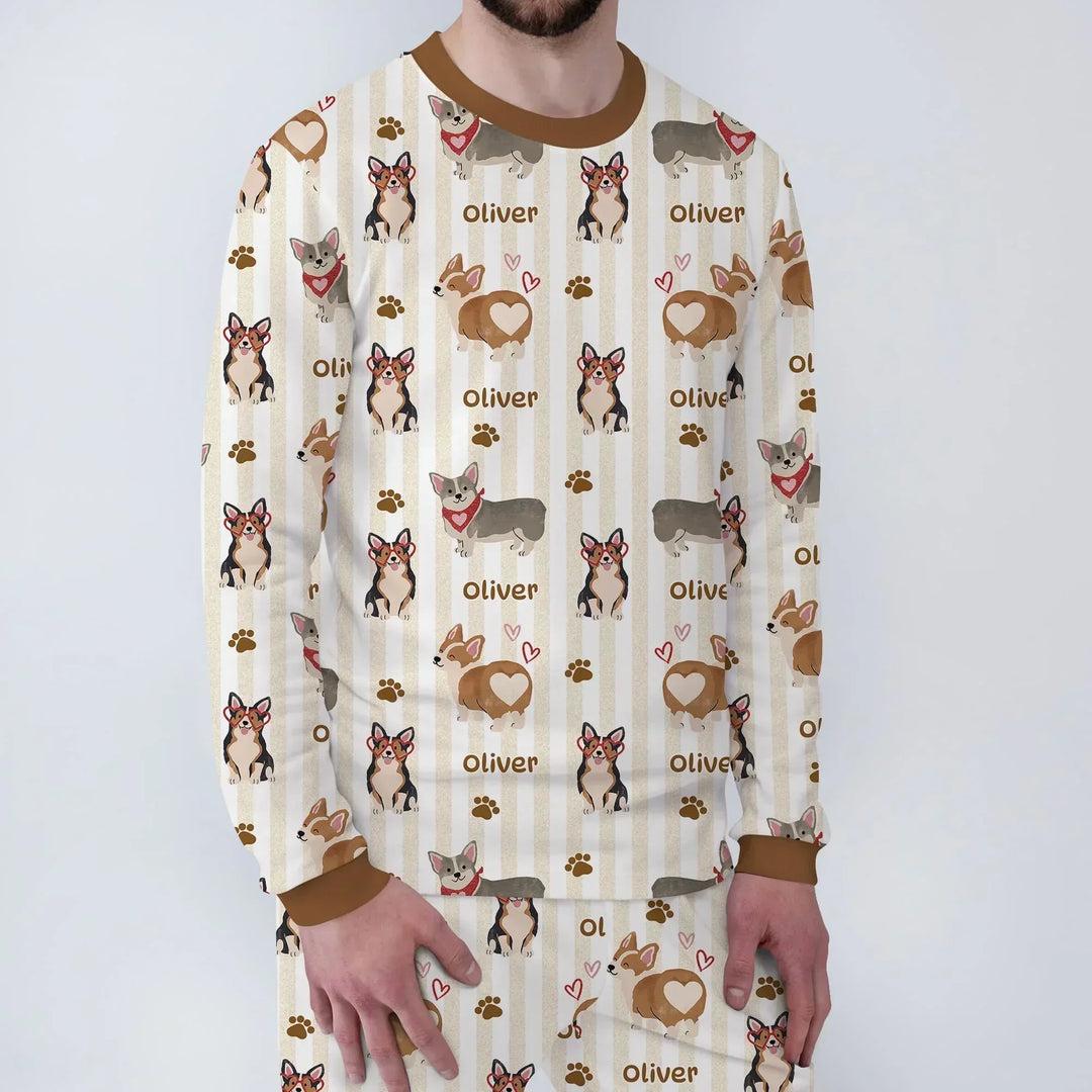 Vorlage Benutzerdefiniertes Herren-Pyjama-Set