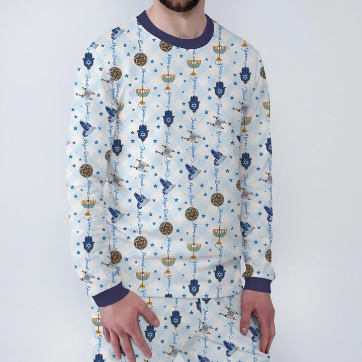 Vorlage Herren-Pyjama-Set