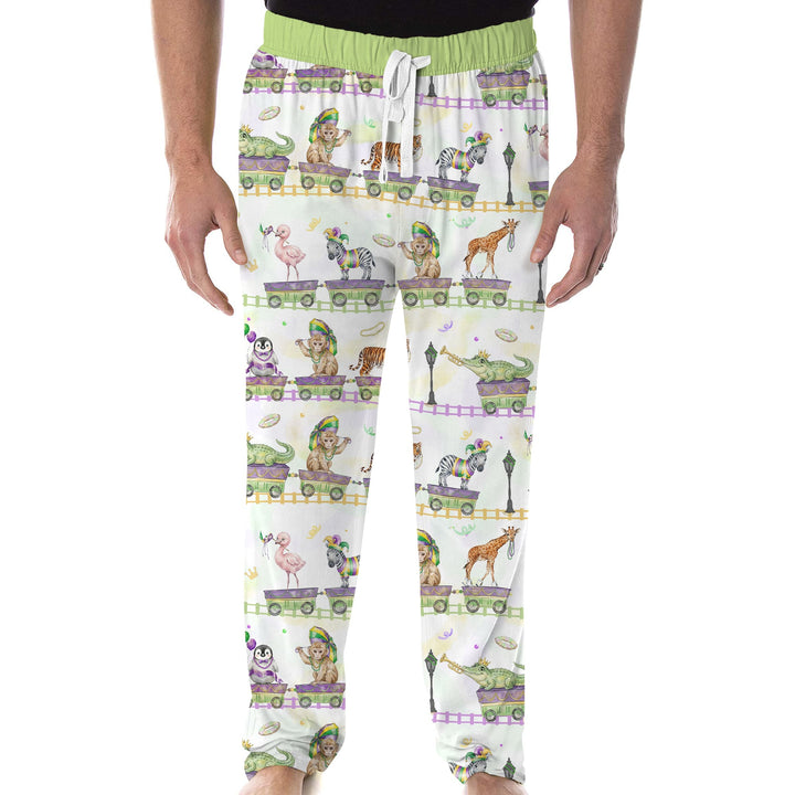 Mardi Gras Jungle Krewe Men's Pajama Set