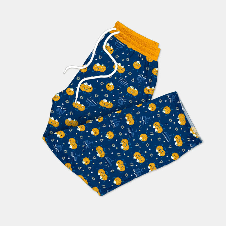 Hanukkah Latke Family Matching Men's Pajama Set