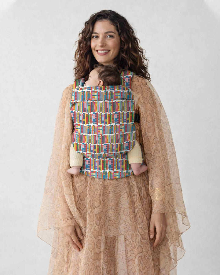 Rainbow Bookshelf Baby Carrier