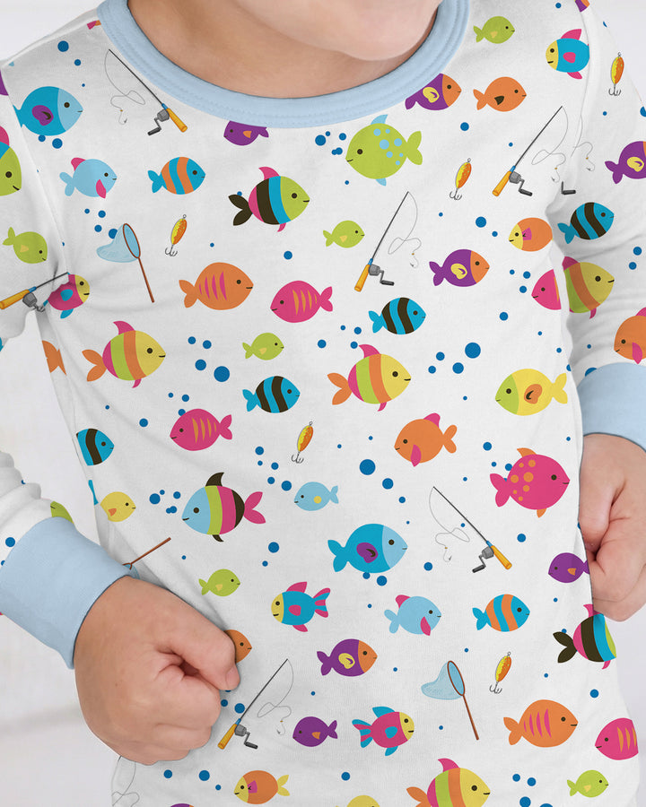 Conjunto de pijama de dos piezas de bambú con mangas largas, plantilla PERSONALIZADA