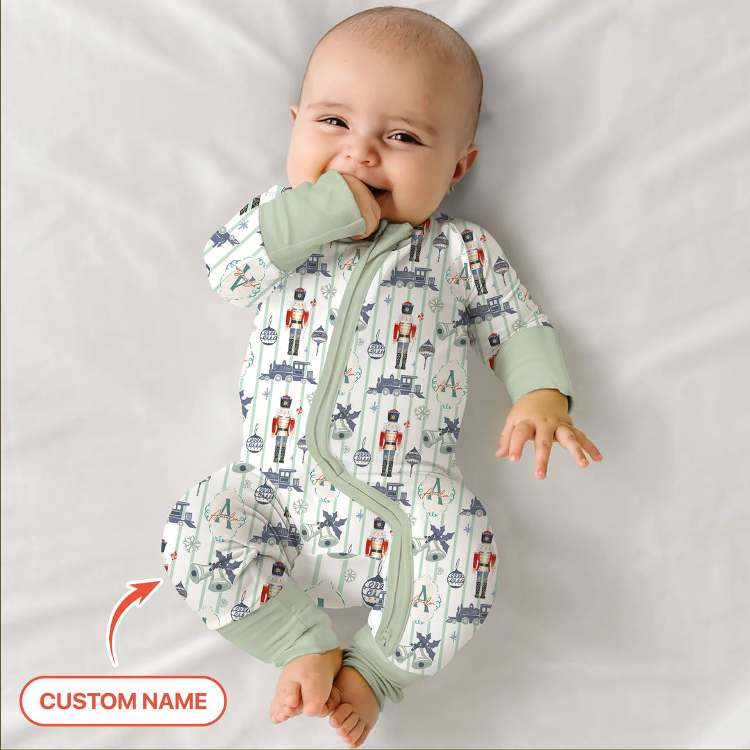 Custom Nutcracker Medium Blue Convertible Zippy , Custom Nutcracker Medium Blue Convertible Zippy - 0-3M