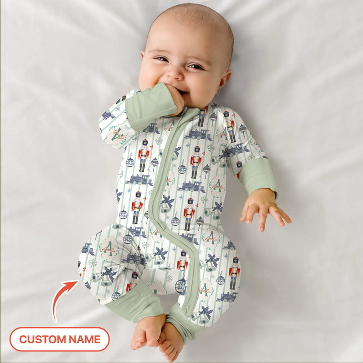 Custom Nutcracker Medium Blue Convertible Zippy , Custom Nutcracker Medium Blue Convertible Zippy - 0-3M