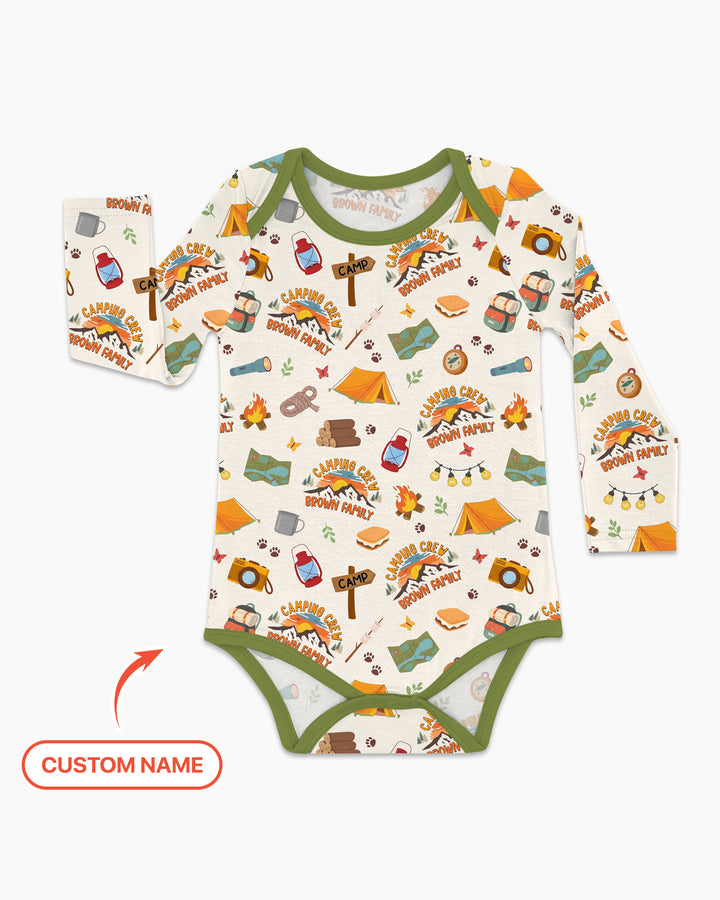 Gerippte Babykleidung mit individuellem Foto - Weich &amp; Skizzenhaft