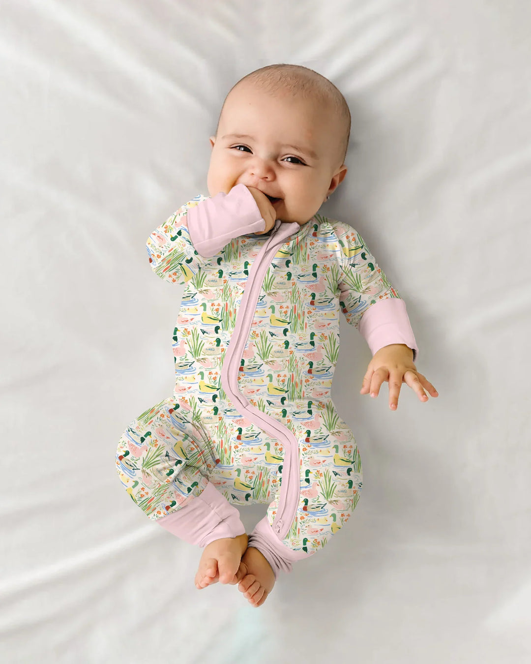 Whimsical Mallard Duck Bamboo Convertible Zippy