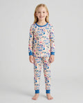 Conjunto de pijama de dos piezas de bambú de manga larga