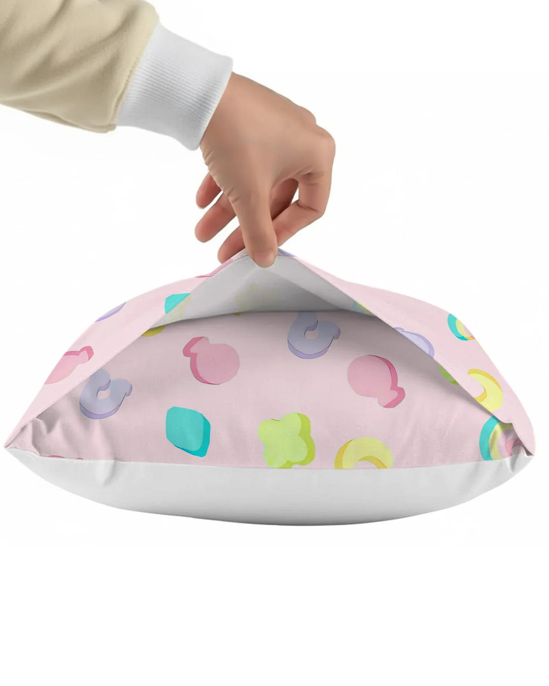 Pastel Lucky Charms Scatter Pillow Case