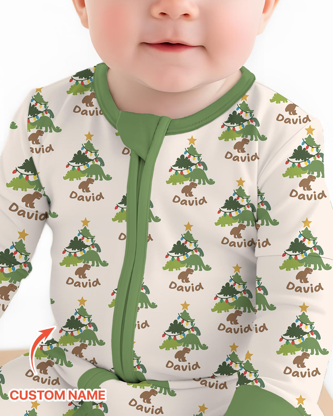 Dino Christmas Tree Bamboo Convertible Zippy