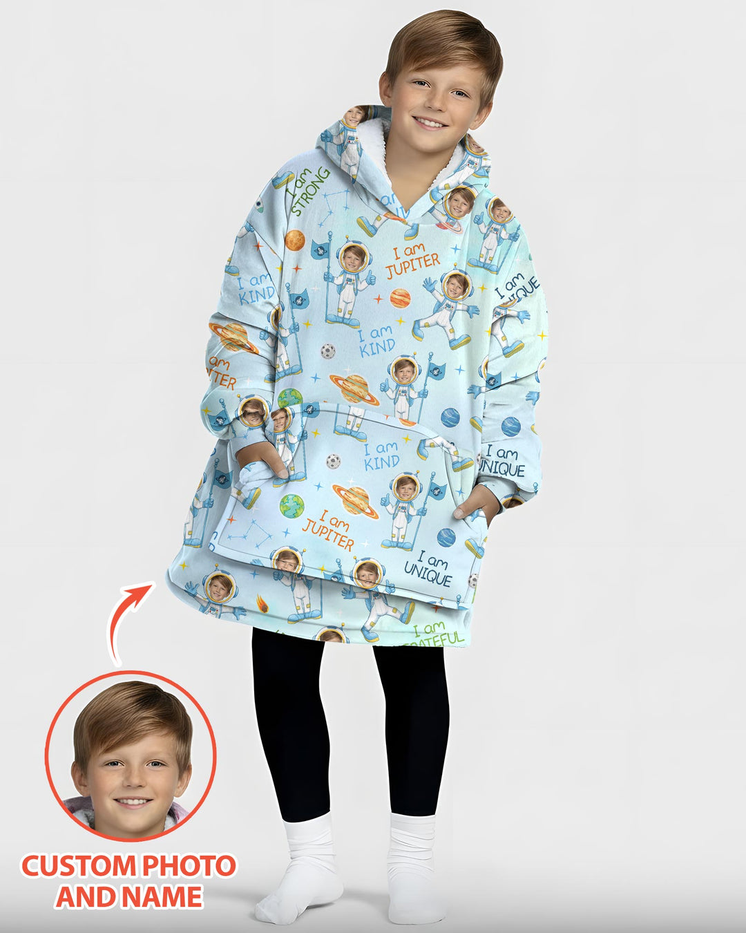 Benutzerdefinierter Bambus-Deckenhoodie (Vorlage)