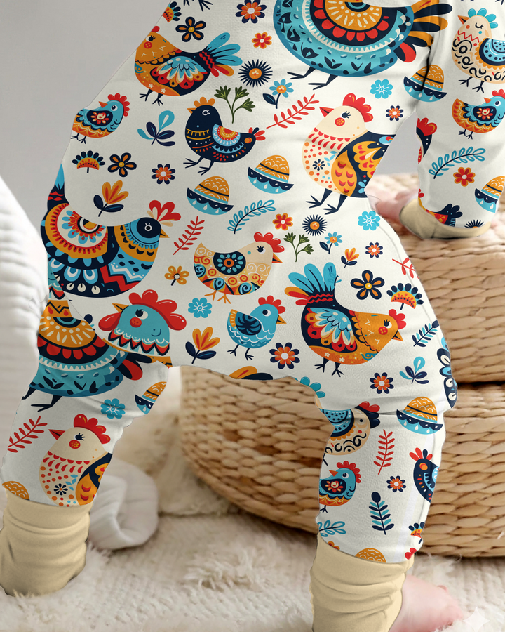Pioneer Chickens And Roosters  Bamboo Convertible Zippy
