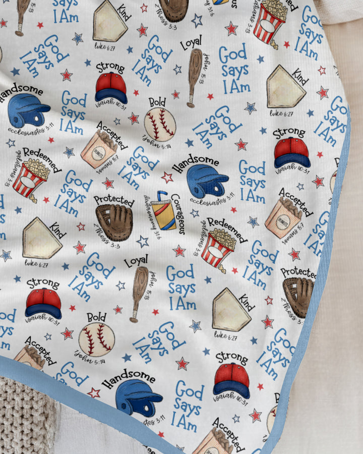 Christian Baseball Blanket