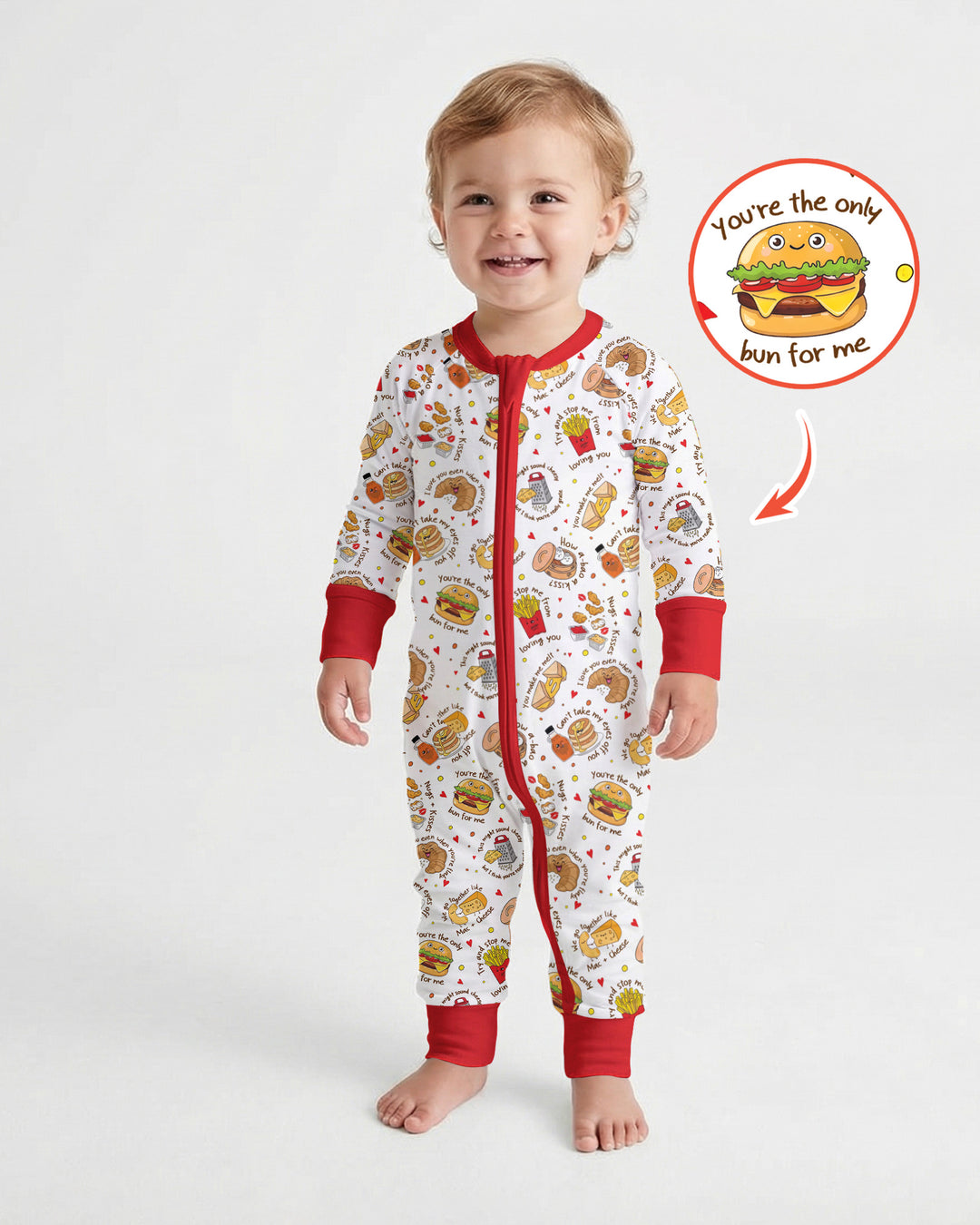 Food Puns Love Bamboo Convertible Zippy