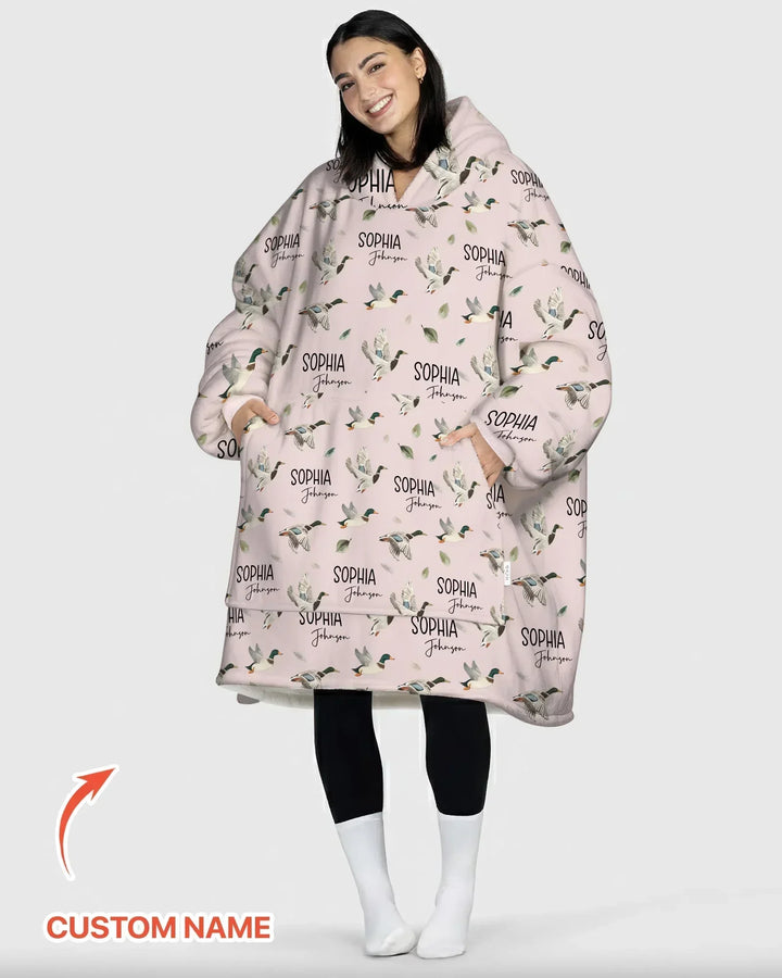 Personalisierbarer Stockenten-Bambus-Deckenhoodie