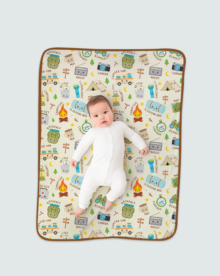 Little Camp Adventure Family Matching Blanket