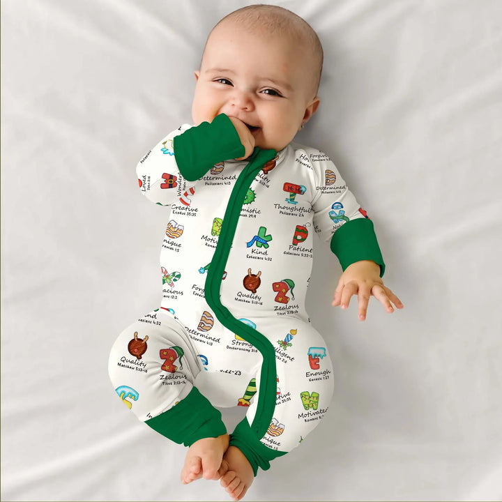 Christmas God Say I Am Alphabet Convertible Zippy