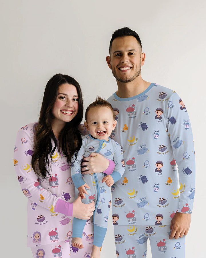Cute Ramadhan Mubarak Women Pajama Set