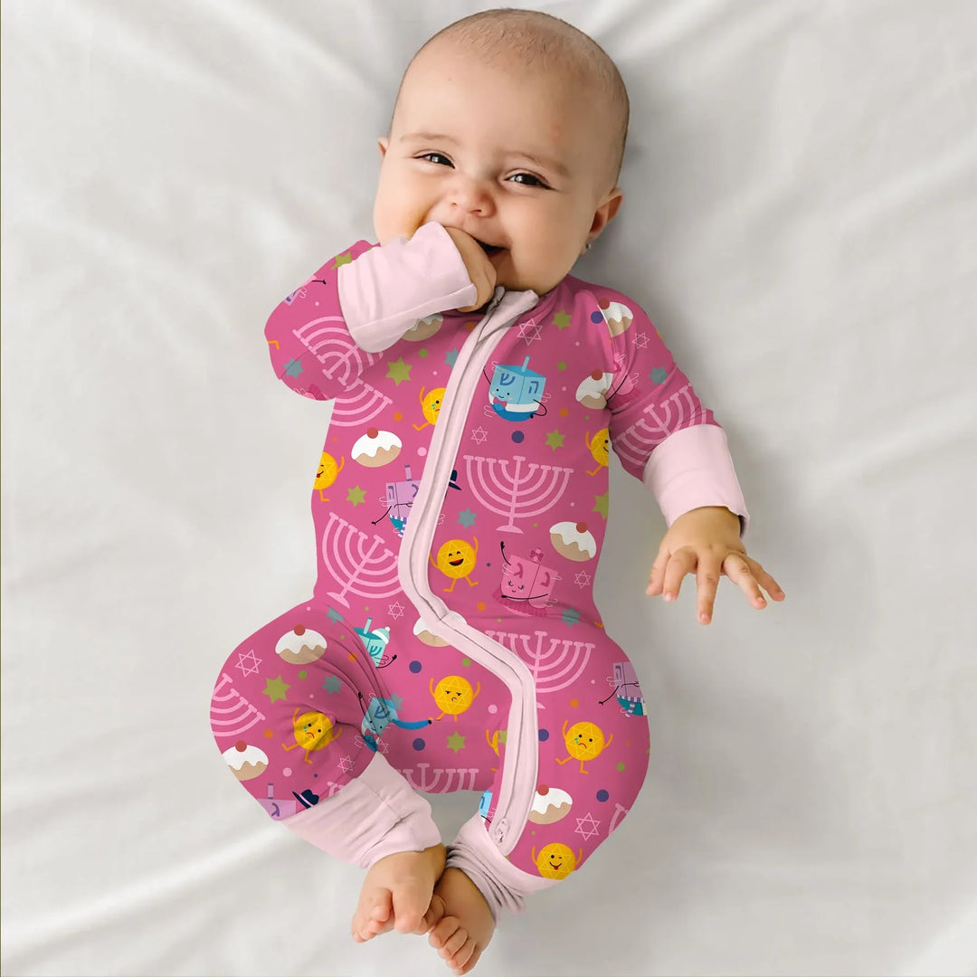 Hanukkah Little Dreidel Family Convertible Zippy