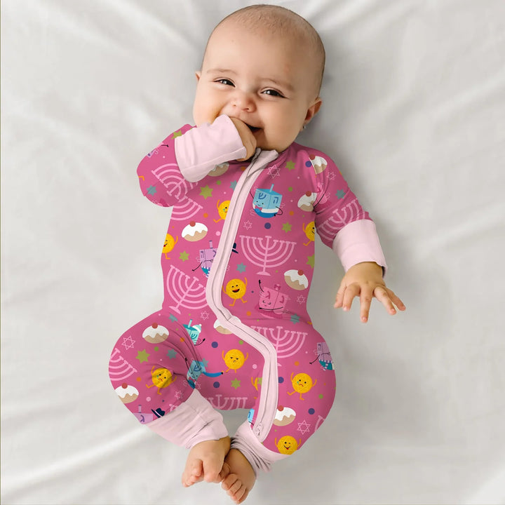 Hanukkah Little Dreidel Family Convertible Zippy