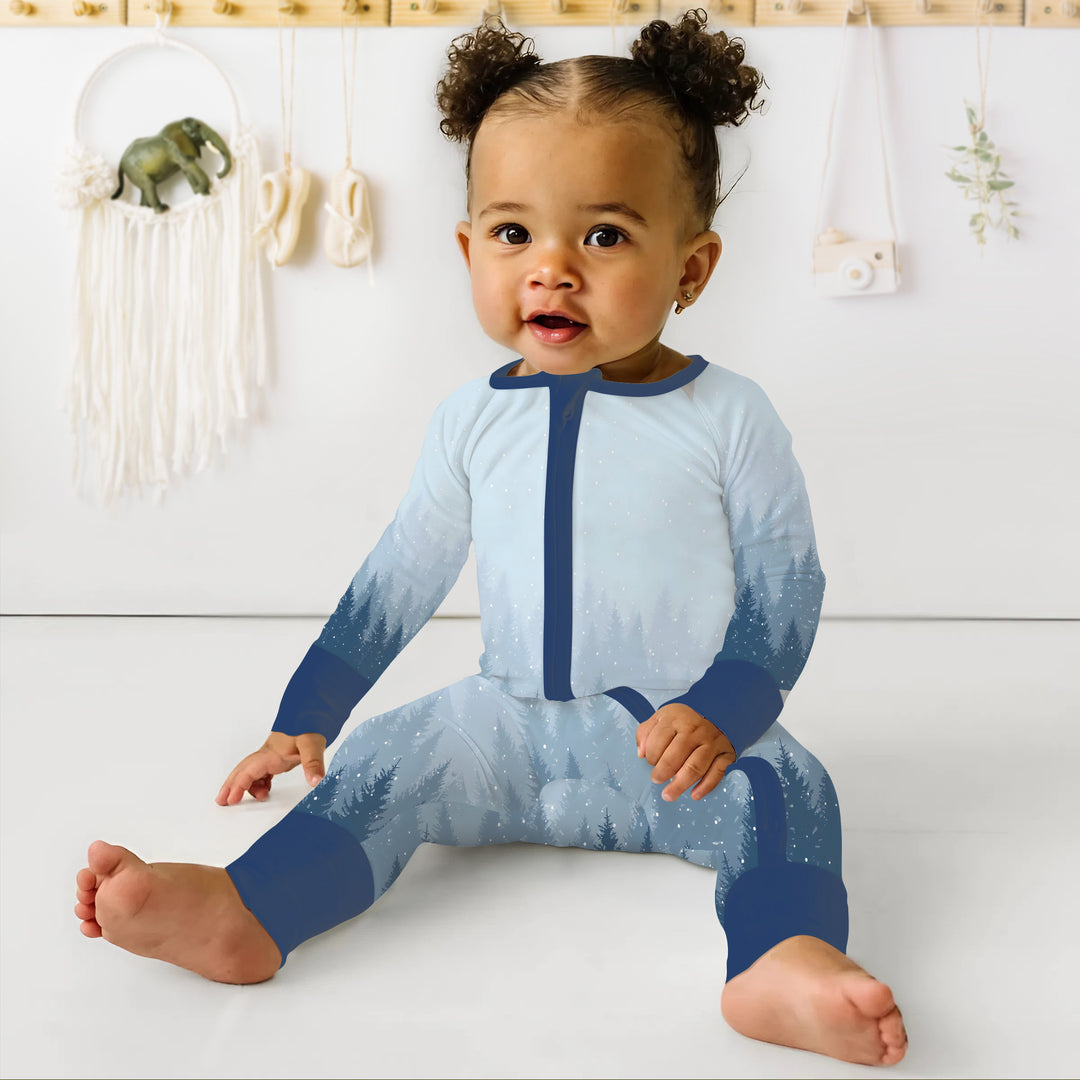 Gerippte Babykleidung mit individuellem Foto - Weich &amp; Skizzenhaft